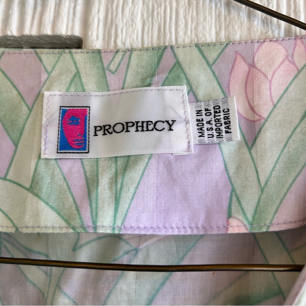Vintage Prophecy Pastel Floral Top